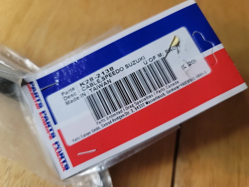 Parts Unlimited K28-2138, 34910-38A03 Speedometer Cable Suzuki - Image 3 of 4