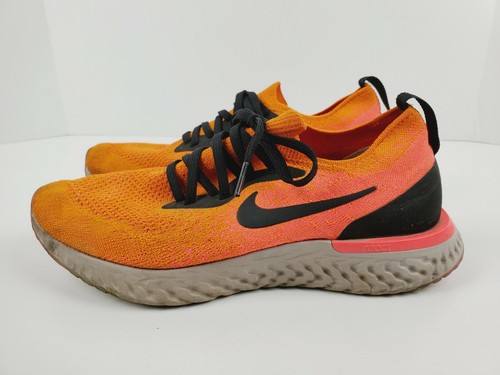 Scarpe da corsa Nike Epic React Flyknit da uomo rame flash arancione taglia 7,5 - Foto 4 di 7