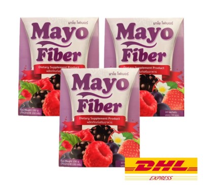 3 x Mayo Fiber Detox Herb supplement Weight control Helps metabolism system