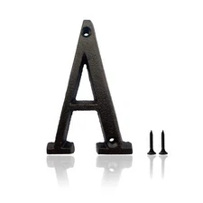 5 Inch House Numbers Cast Iron House Numbers for Outside Address Numbers for ...