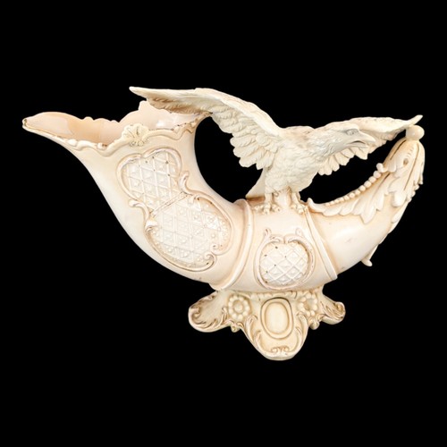 Antique Royal Rudolstadt vase Eagle on Cornucopia, c.19 th - Bild 9 von 12