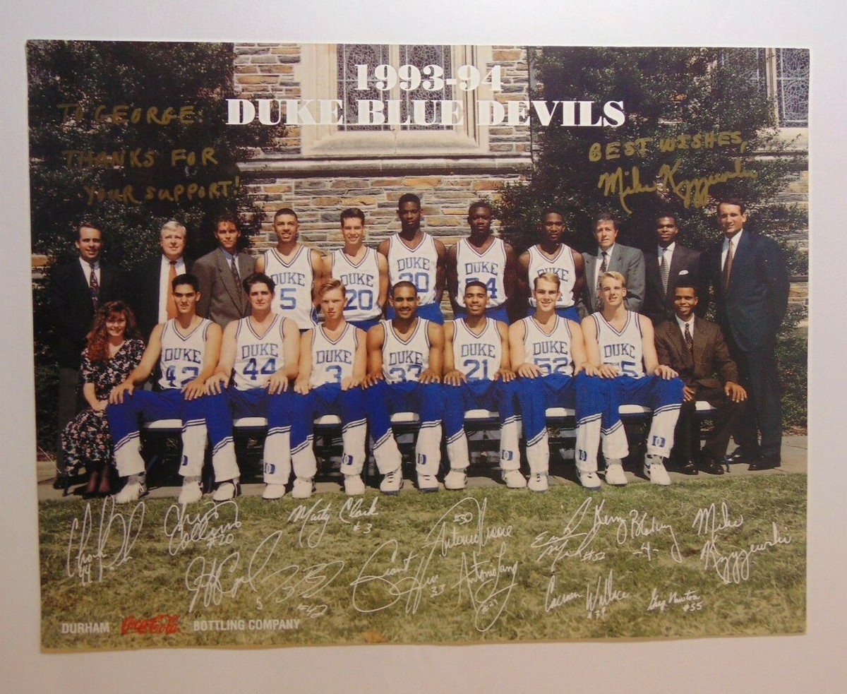 Mike Krzyzewski Coach K Auto NBA サイン カード（1993 1994