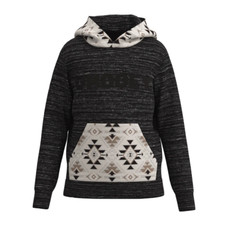 Hooey Youth Boy's Lock Up Aztec Black Hoodie HH1232BKAZ-Y