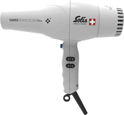 Solis professional Swiss Perfection Hair Dryer SD440PLW White ion technology