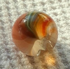 11/16" Master Marble Tiger Eye Marble In Beautiful Mint Condition  Photos   .