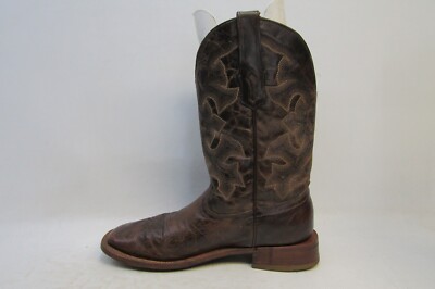 Corral Mens Sz 11 D Brown Leather Square Toe Cowboy Boots | eBay display picture 1