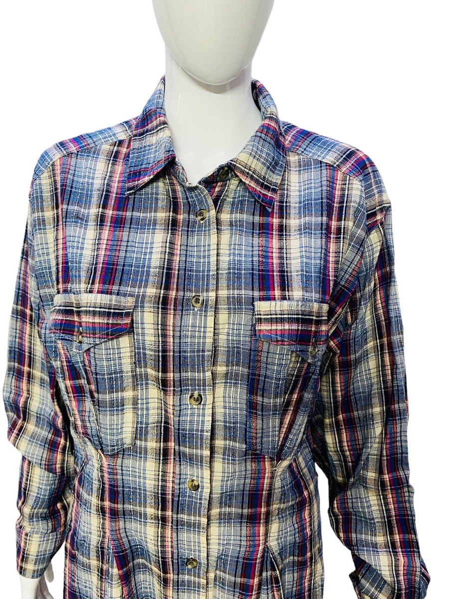 【Marant Etoile】 Lilianeチェック flannelミニドレス Liliane checked flannel minidress in blue - Marant Etoile