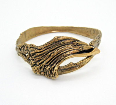 Designer Bronze Armreif Finnland Mid-Century Vintage Renmoosblüte Sarpaneva?