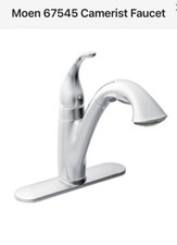 Moen 67545C Camerist Kitchen Faucet in Chrome - High Arc Pull Out New Complete