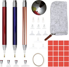 Diamond Painting Pen Kits with LED, 5D Light Up Drill Pens for Arts, Nails DIY C