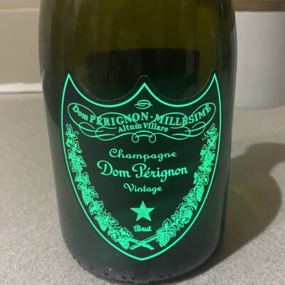 Dom Perignon Champagne Luminous (Empty Bottle) (750ml) Fantastic