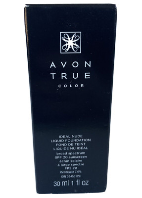 Avon True Color Ideal Nude Liquid Foundation 1 fl oz SPF 20 - Mocha