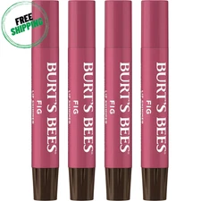 Burt'S Bees Shimmer Lip Tint Set, Tinted Lip Balm Stick, Fig (4-Pack)