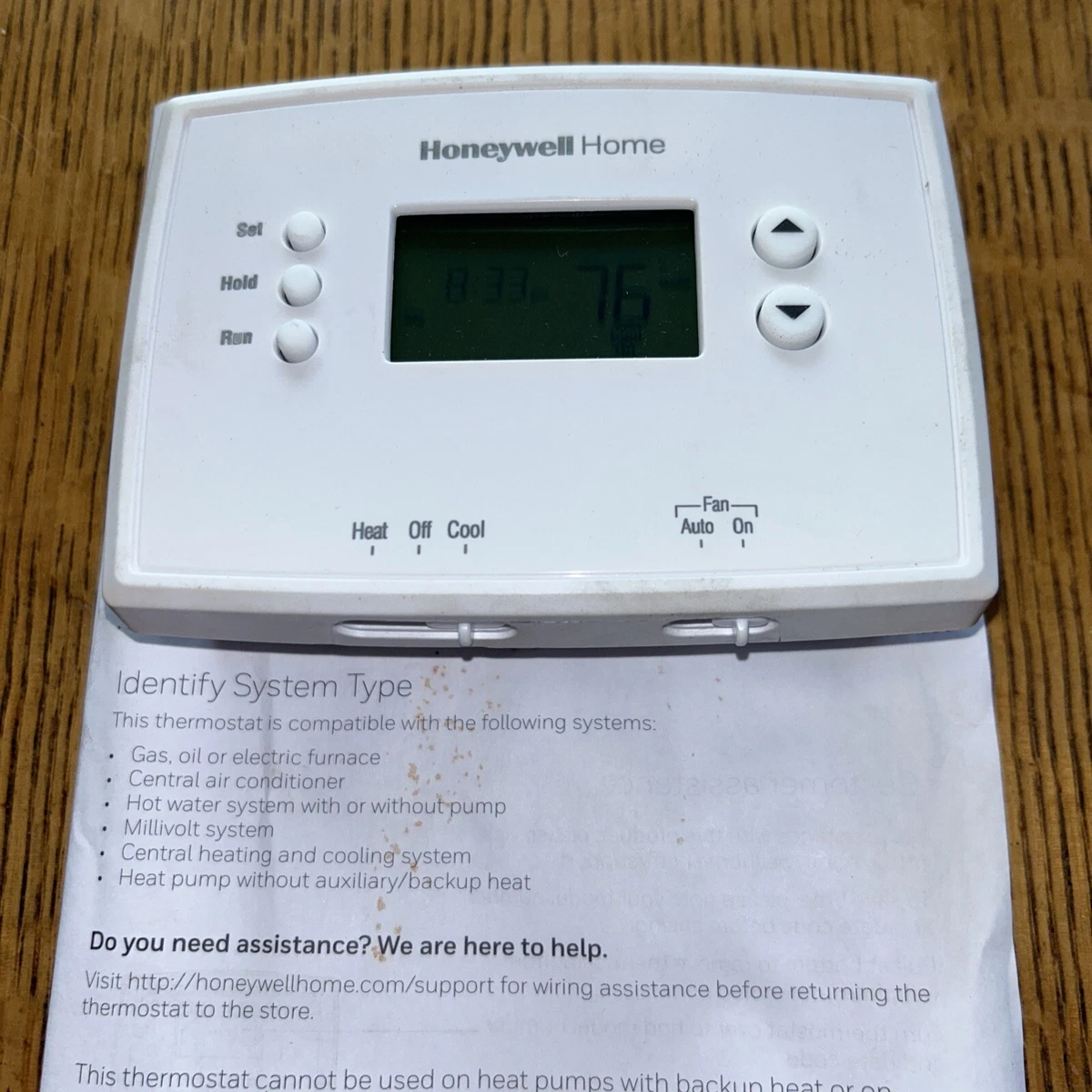 Honeywell Programmable Thermostat RTH2300/RTH221 Series New/Open Box | eBay