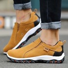 Mens Casual Sport ShoesSlip On Waterproof Walking Hiking Trainers Sneakers Size 