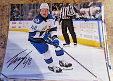 TYE FELHABER SIGNED 8X10 MATTE PHOTO COLORADO EAGLES COLORADO AVALANCHE (A)