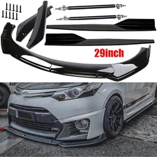 For Toyota Camry Front Bumper Lip Splitter Spoiler Body Kit Side Skirt