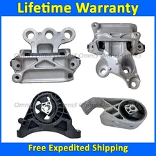 K3827 Motor & Transmission Mount Set 4x For 2017-2019 Cadillac XT5 3.6L FWD AUTO