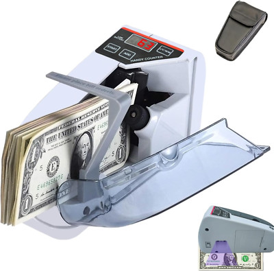 Money Counter  Portable Money Counter Mini Bill Cash Counting Machine Handy Suit