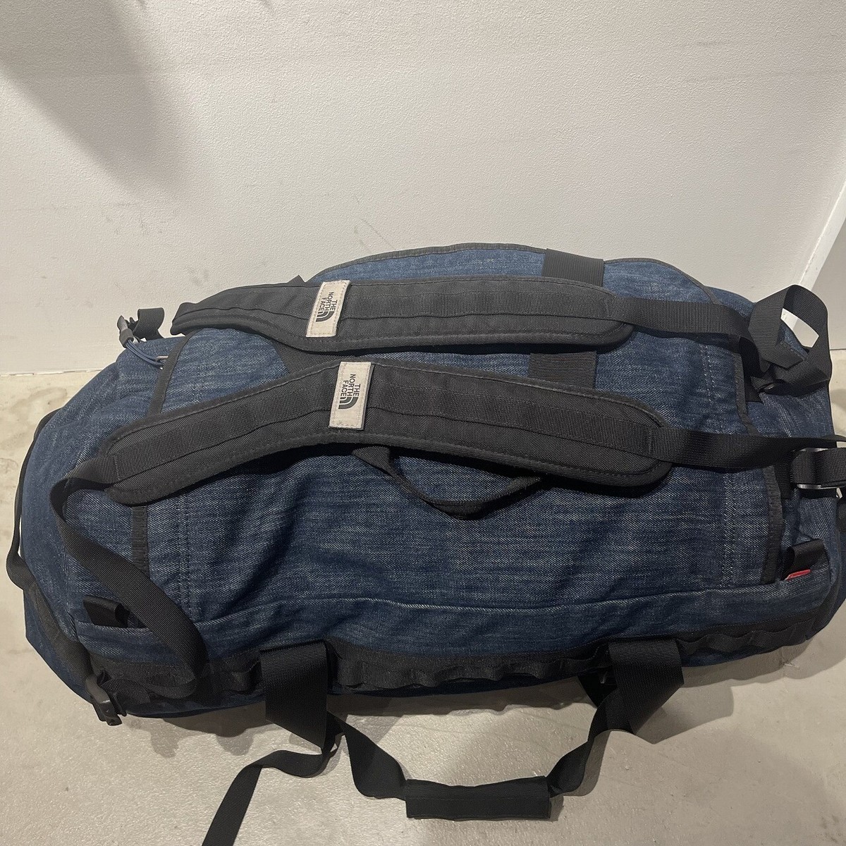Supreme x The North Face TNF Denim Base Camp Duffle Bag Supreme x The North Face TNF Denim Base Camp Duffle Bag