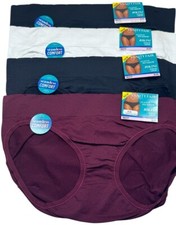VANITY FAIR Women s 4-Pair No Pinch Bikini Underwear Panty Nylon Blend Size 7/M