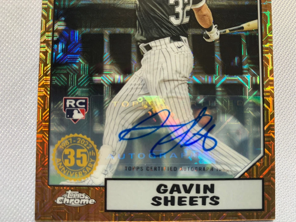 2022 Topps Series 1 - 1987 Topps Chrome Silver Pack Series 1 Mojo Orange... - Image 3 of 4