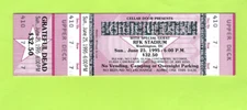 Grateful Dead 1995 Unused Concert Ticket RFK Stadium, Washington, DC