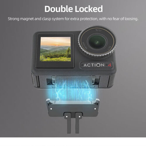 Adattatore magnetico base di espansione per action camera DJI OSMO ACTION 4/3/2 - Foto 5 di 10
