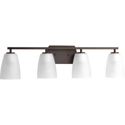 Leap Collection 4-Light Antique Bronze Vanity Light by Progress Lighting