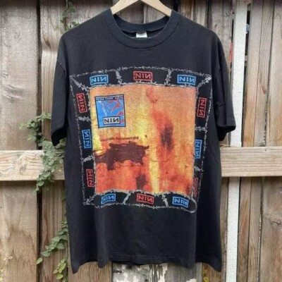 Reprint Nine Inch Nails The Downward Spiral 94-95 Tour Black 