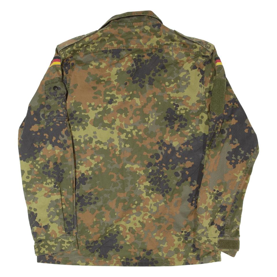 German Army Mens Military Jacket Green Camouflage S | eBay