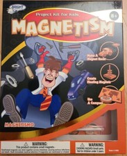 MAGNETISM Project Kit For Kids Ages 8 . 20 different projects New 
