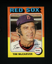 Tim McCarver 1975 Topps - Boston Red Sox #586 EX