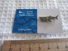 RSPB Basking Shark - Giving Nature a Home lapel pin badge