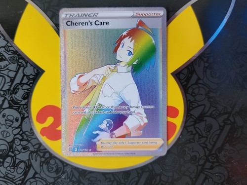 Cheren's Care 177/172 Rainbow Rare - 2022 Pokemon Brilliant Stars NM ...