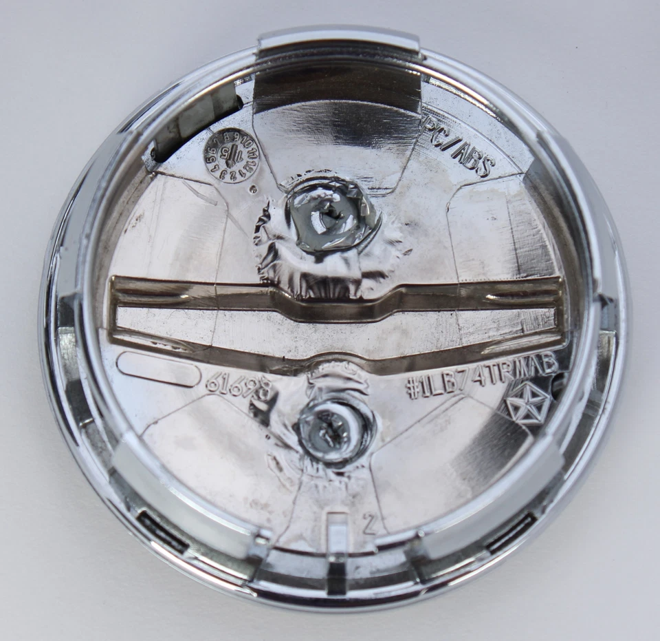 Tapa central original Chrysler versión totalmente plateada 1LB74TRMAB para múltiples mods... Foto 2 de 2