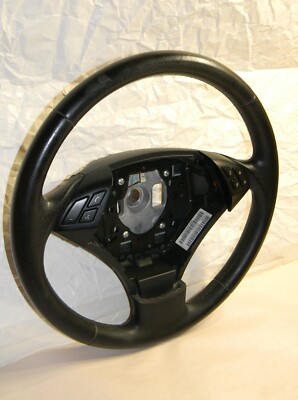 BMW E60 E61 523i 525i 530i 540i 550i Leather Steering Wheel Smart Multi Function
