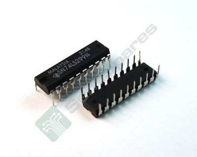 4 pcs. TEXAS INSTRUMENTS SN74LS299N IC SR TRI-STATE 8-BIT 20-PDIP