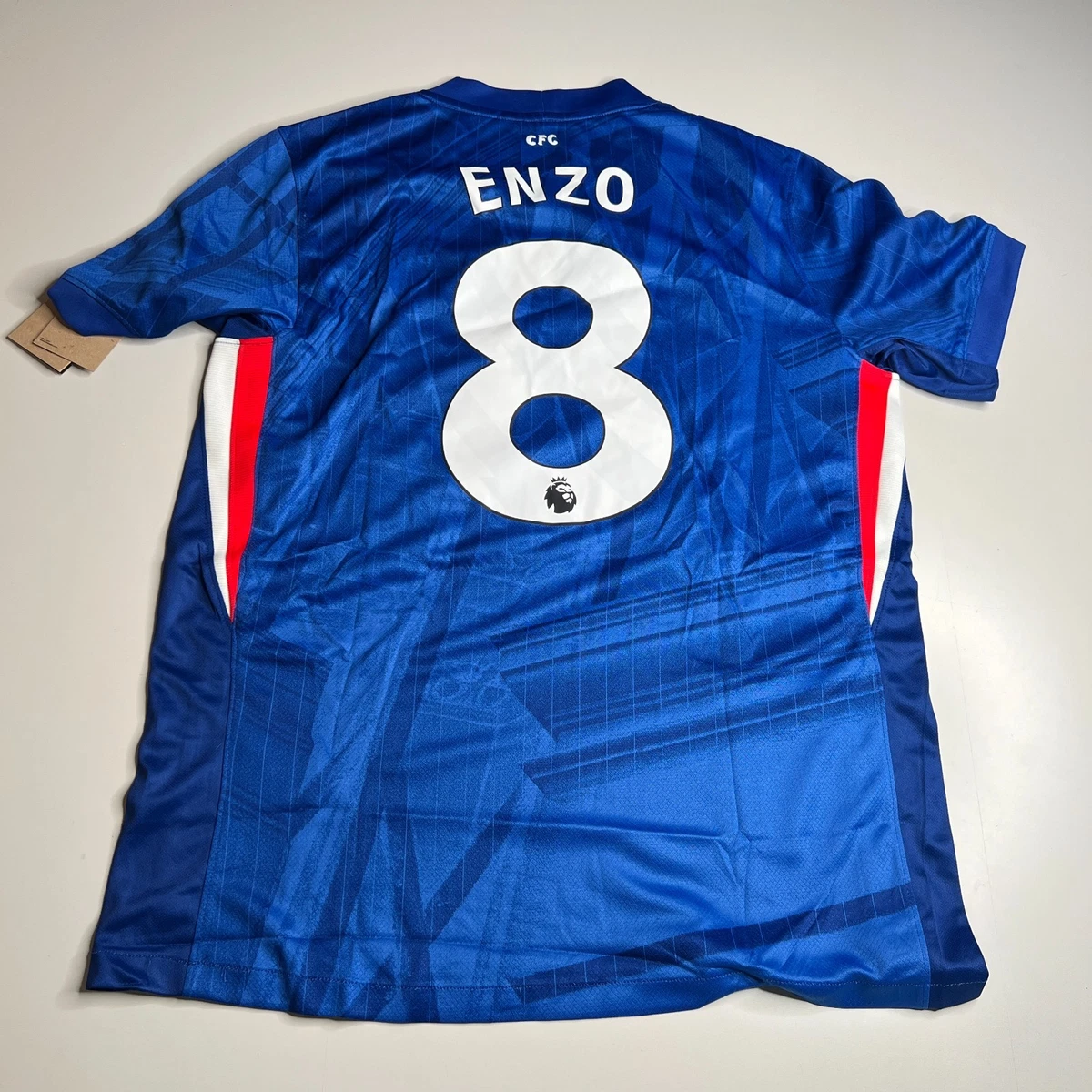 Nike Chelsea FC 2025/26 Home Jersey Enzo #8 Men's Size L Blue
