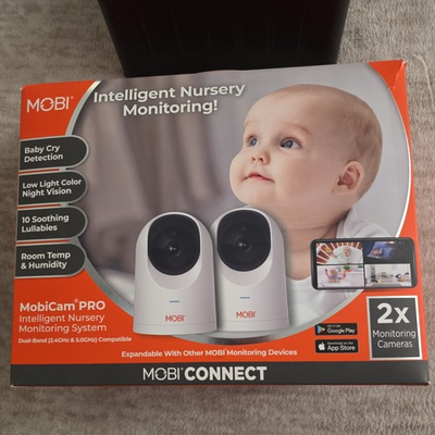 #ad MobiCam PRO baby nursery Wi Fi Video Monitoring Cameras with two cameras $67.50