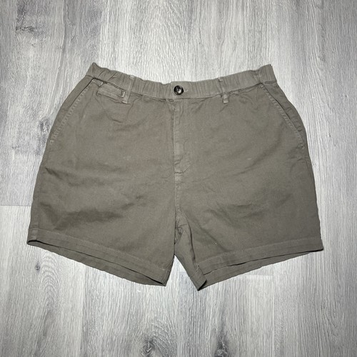 COVE USA Men’s 34 Khaki Elastic Waist Shorts 5" Inseam