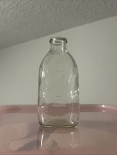 Antique Narrow Mouth Baby Bottle Nursing Milk Clear Glass Bottle 4 Oz. 862 Brock