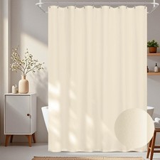 Waterproof Soft Microfiber Shower Curtain Liner 72x84 Inch Extra Long