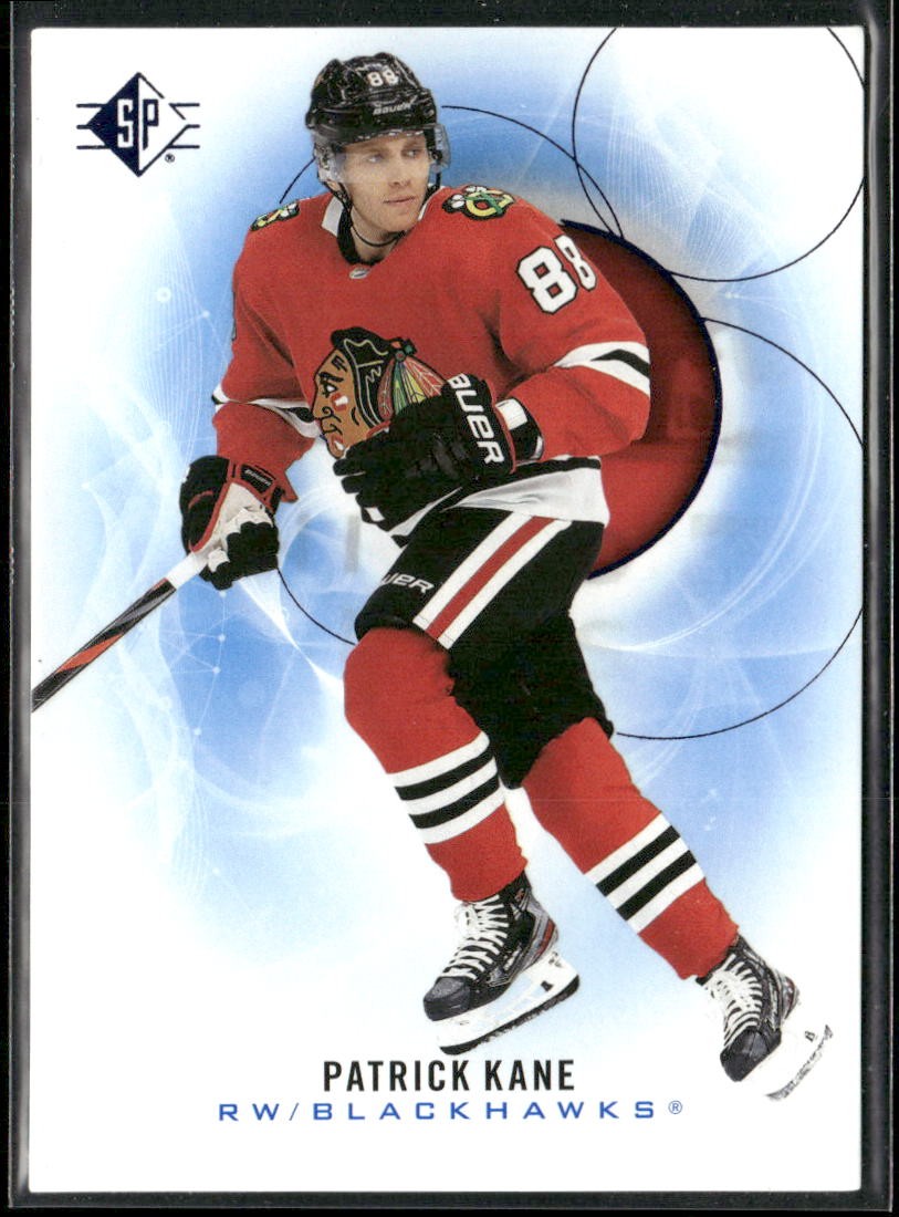 2020-21 SP #60 Patrick Kane Chicago Blackhawks Blue Hockey Card