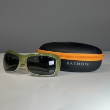 Kaenon Georgia Polarized Sunglasses Olive Fade SR-91 Italy w/ Case Y2K