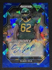 2023 Panini Prizm DP - Blue Cracked Ice Prizm Siaki Ika #SSS-SIK (AU, RC) /75