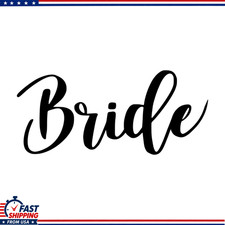 5 Inch Single Bride Vinyl Decal Ds10029 Sticker Car Truck Van Suv Window Wall 5 Inch Single Bride Vinyl Decal Ds10029 Sticker Car Truck Van Suv Window Wall