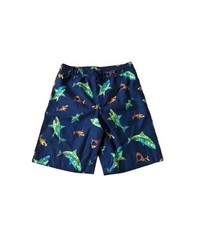 Lands' End Boys' Shark Print Swim Trunks XL NWOT