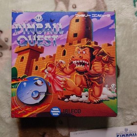 Pinball Quest Famicom NES Japan Import Boxed With Manual