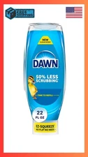 Dawn EZ-Squeeze Ultra Dish Soap Dishwashing Liquid, Original Scent, 22.0 fl oz